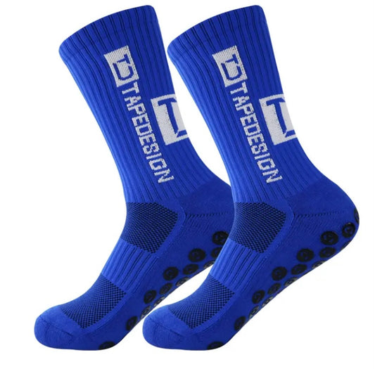 Chaussette antiderapante bleu TP